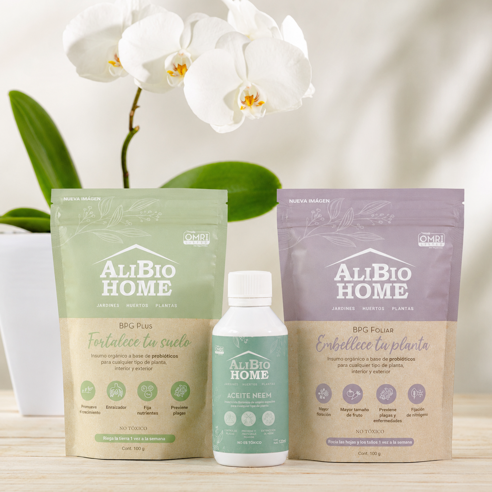 Kit para Orquídeas: Nutre, embellece y protege