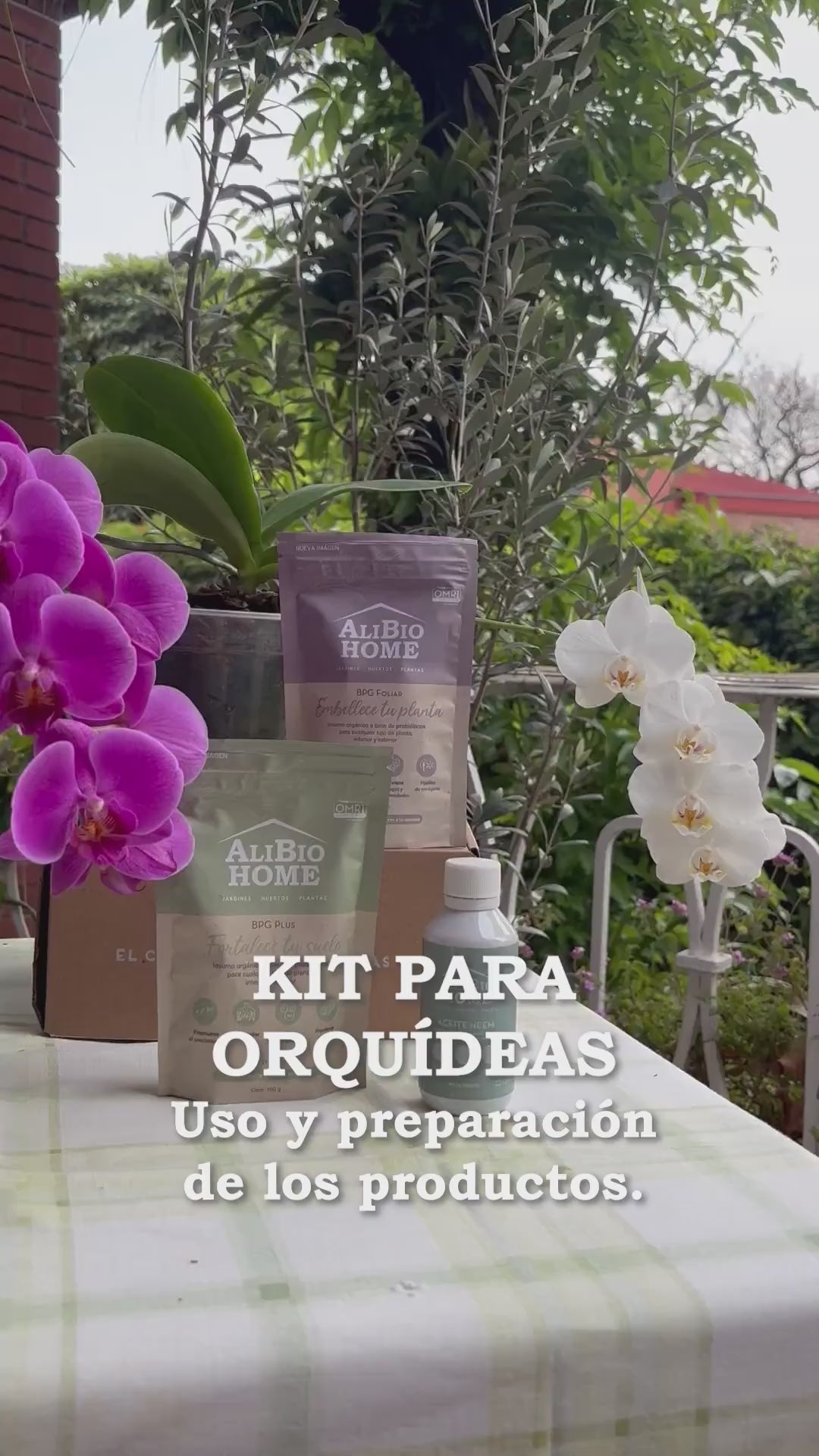Kit para Orquídeas: Nutre, embellece y protege